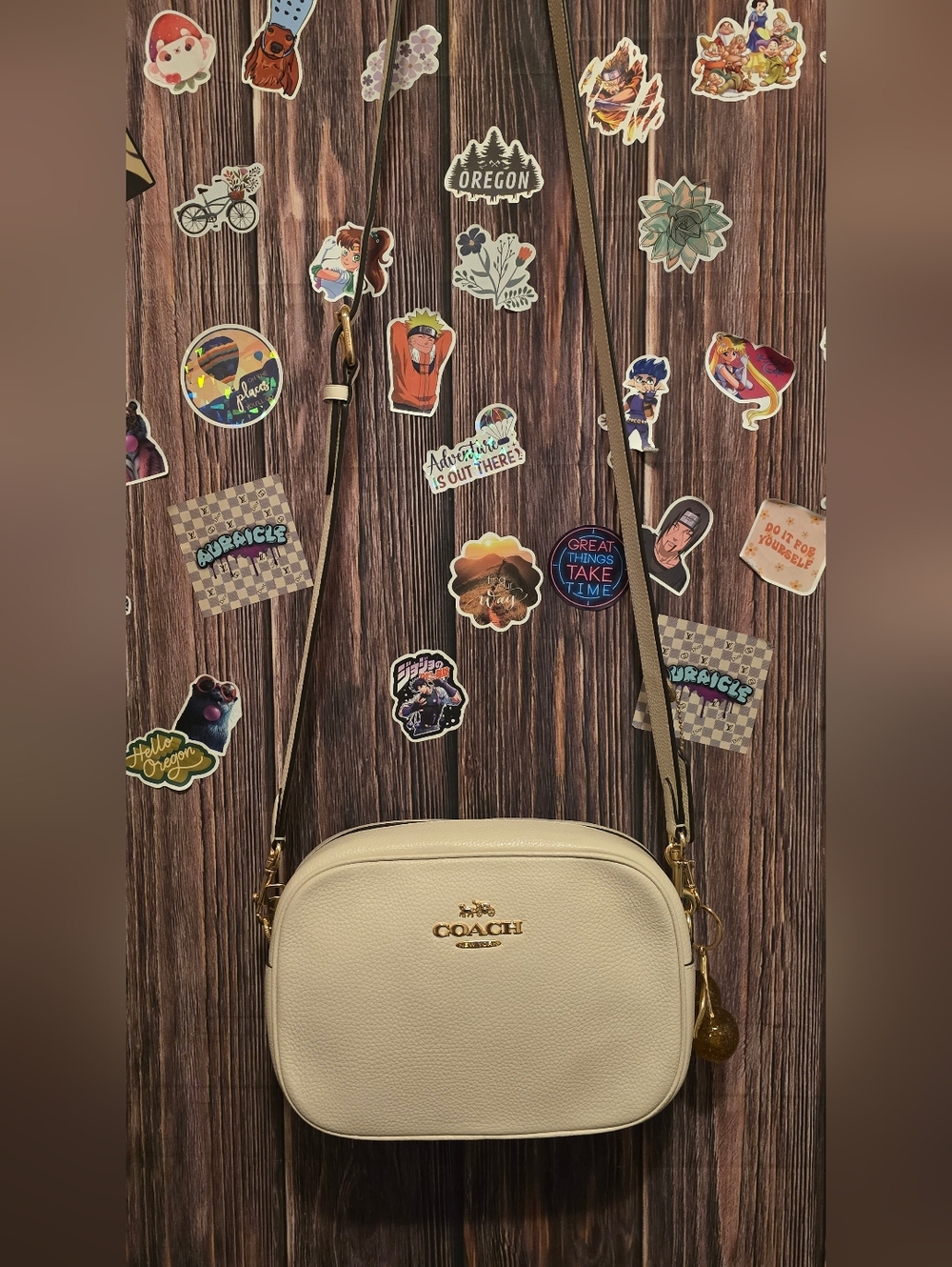 Coach Jamie Camera Bag+Gold cherry key - Picture 2 of 11